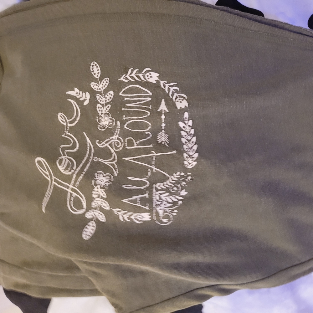 Graphic Olive Green Sweatshirt